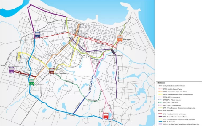 Mapa de Ônibus Fortaleza